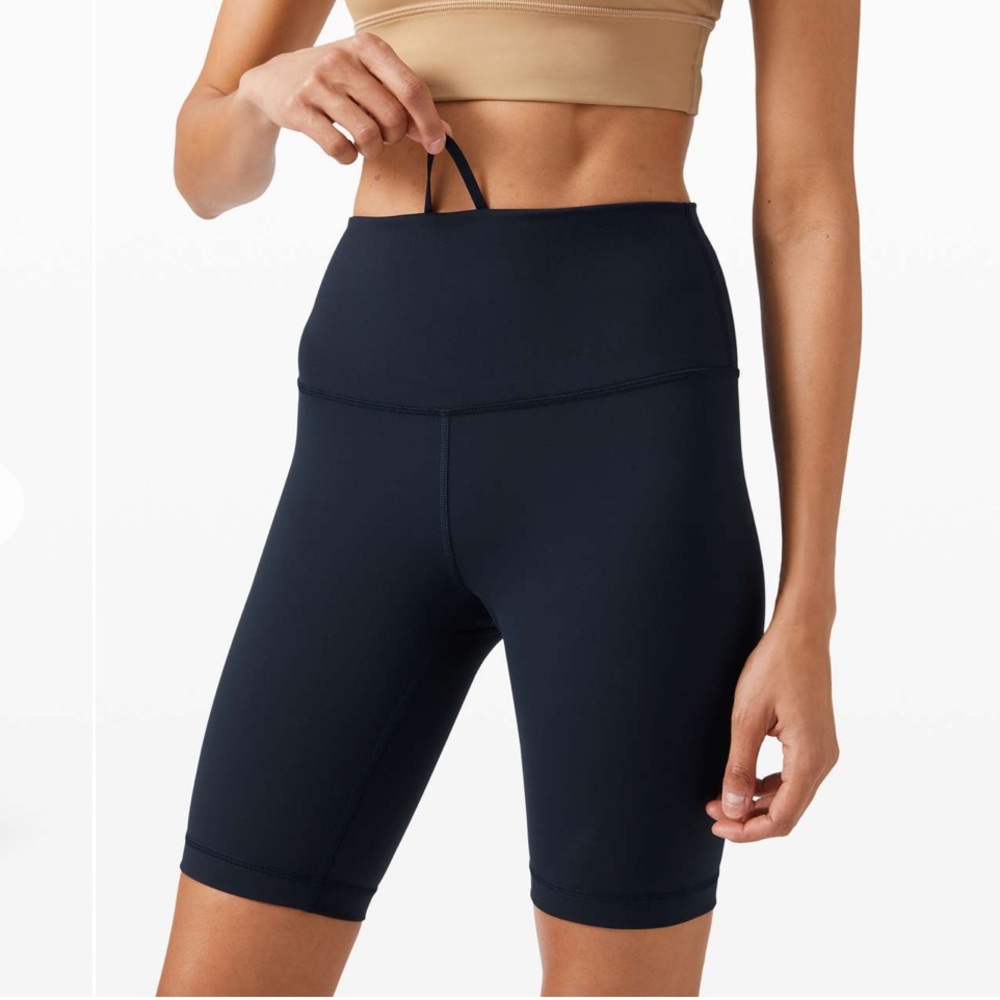 Lululemon Wunder Train High Rise Short 8" Size 14 True Navy